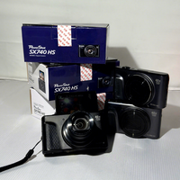 Appareil photo numérique compact professionnel HFT SX740 HS, capteur CMOS, vidéo 4K, écran 3 pouces, batterie rechargeable, objectif en verre, pas cher, SD