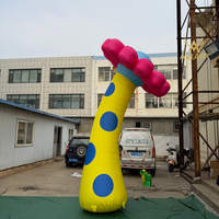 Ballon gonflable en forme de fleur de dessin animé de 4 m pour la décoration de parcs, jardins et camping-casernes