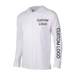 <b>Men'S</b> UPF50+ Polyester Custom Color Outdoor Sun Block UV Fishing Wear Long Sleeve Hoodie Fishing Shirt - Product Image 1