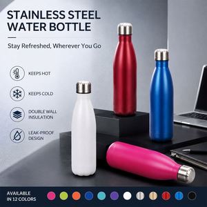 Bouteille d'eau isotherme en acier inoxydable de 17 oz et 32 oz, écologique, pour cadeaux d'entreprise, promotion de la marque - Product Image 2