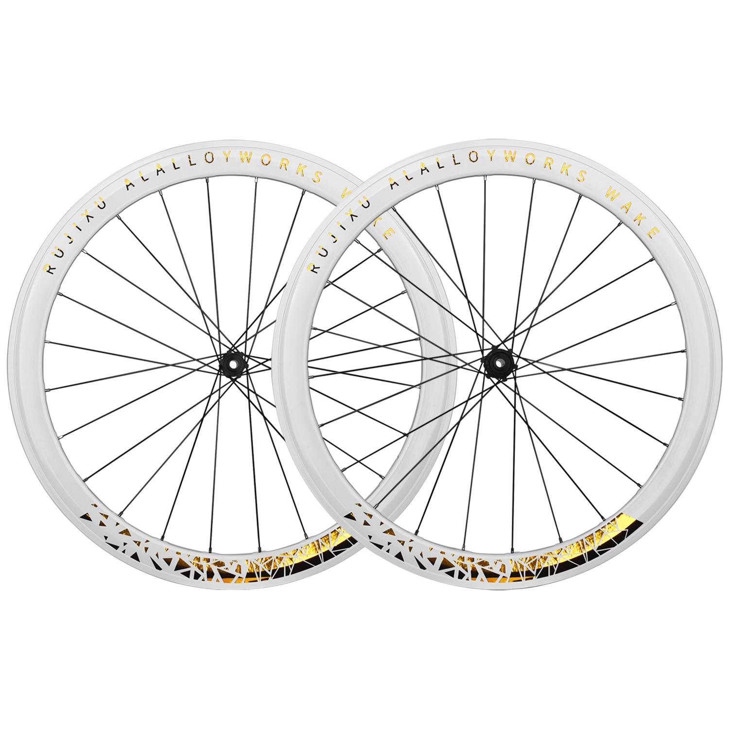 Rujixu 700C 36Tラチェット50mmクリンチャーアルミ合金自転車ホイール