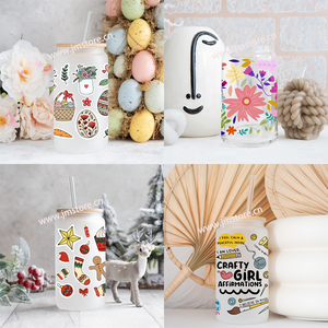 Adesivi Transfer UV DTF La Gatubela <span class=keywords><strong>Conchita</strong></span> Cafecito per Bicchieri Freddi Libbey, Tazze, Tumbler, Impermeabili, per Fai da Te e Artigianato - Product Image 4