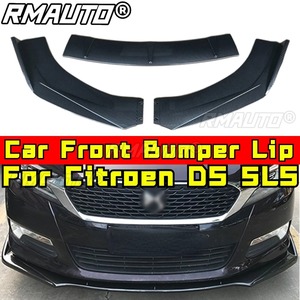 Car Front Bumper Lip Front Bumper <b>Splitter</b> Diffuser Spoiler Bumper Protector Apron Body Kit For Citroen DS 5LS Styling Kits - Product Image 2