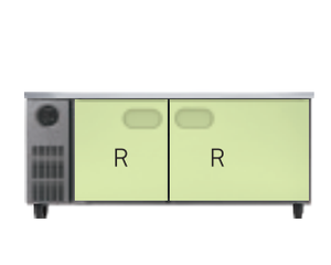 Refrigerador Bajo Encimera STARION SR-T18EIEA de 1800 mm con Enfriamiento Directo, 2 Puertas, Control Digital y Gran Capacidad de Almacenamiento - Product Image 3