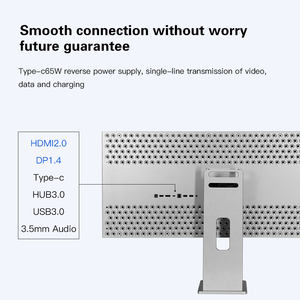 Meilleurs moniteurs LED de jeu avec résolution 5K, écran incurvé, moniteur de jeu 5K, moniteur d'ordinateur PC <span class=keywords><strong>34</strong></span> <span class=keywords><strong>pouces</strong></span> - Product Image 3