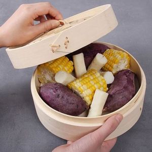 Panier de cuisson vapeur pour légumes, résistant à la chaleur, avec poignée circulaire en acier inoxydable - Product Image 4