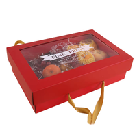 Luxe elegante 1mm transparante gouden folie matte laminatie reliëfdruk recycleerbare stevige doos voor het serveren van fruit, dessert, cake, sushi, kaarsen, familiegebruik