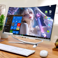 OEM Custom Production All in One Computer 23.8 27 32 Inch Game Integrated Card Desktop All-in-one PC
