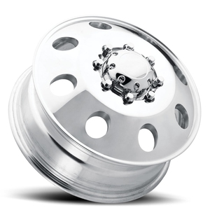 Jantes de camion DRW en aluminium poli robuste 16x6 17x6.5, 8x170 8x6.5 8x200 8x210 8 trous pour RAM 3500 F350 F450 F550 Chevy3500 GMC - Product Image 2