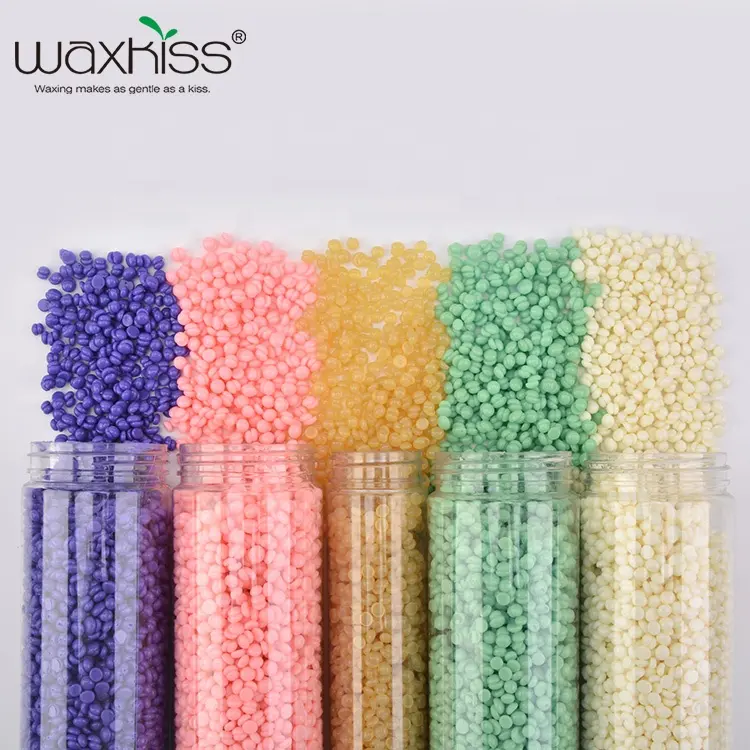 Waxkiss yeni ürün 400g sıcak balmumu fasulye epilasyon balmumu tüy dökücü balmumu fasulye salon için