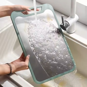 2025 Premium Titane Métal Argent 304 Double Face En Acier Inoxydable <span class=keywords><strong>Planche</strong></span> À Découper Antibactérien Nouvelle Cuisine <span class=keywords><strong>Planche</strong></span> À Découper - Product Image 4