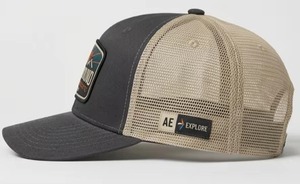 Gorra Trucker de Mezclilla Color Tierra con Malla Trasera, Parche Frontal Bordado, Ajustable, Impermeable, Estilo de Vida al Aire Libre, Unisex, para Viajes de Verano - Product Image 3