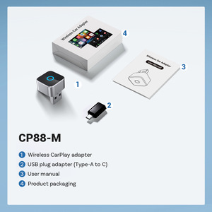 Ottocast <span class=keywords><strong>2025</strong></span> mới di động không dây adapter Carplay <span class=keywords><strong>USB</strong></span> Carplay Dongle Android <span class=keywords><strong>t</strong></span>ự động cho Apple Carplay xe đa phương tiện - Product Image 5