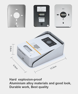 Vidéophone domestique 2 fils 10 pouces, <span class=keywords><strong>sonnette</strong></span> intelligente économique avec fonction d'enregistrement vidéo pour dortoirs étudiants - Product Image 4