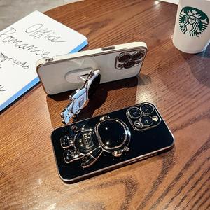 M54 5G placcatura astronauta anello supporto custodia per <span class=keywords><strong>Samsung</strong></span> Galaxy M54 A24 A34 A14 <span class=keywords><strong>A53</strong></span> A51 <span class=keywords><strong>Cover</strong></span> posteriore antiurto in <span class=keywords><strong>Silicone</strong></span> morbido - Product Image 5