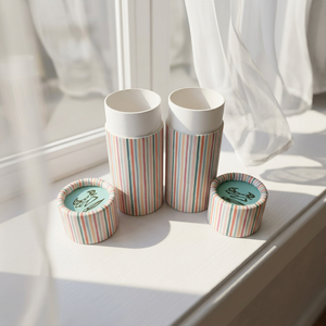 Tube en carton personnalisé imprimé, recyclable, pour baume solide artisanal, déodorant, crème solaire - Product Image 2