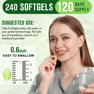 SOLOTREE, suplementos de superalimentos Verdes Naturales, extracto de hoja de <span class=keywords><strong>Moringa</strong></span>, cápsulas de cápsula blanda para soporte energético, salud intestinal de la piel - Product Image 5