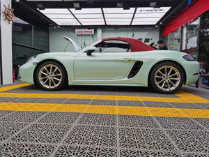 Film adhésif pour voiture PET Macaroons Moonlight Jade Green, pour changer la couleur de votre voiture, donnez à votre voiture un look neuf et élégant - Product Image 4