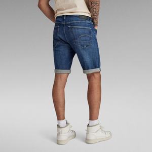 Nouveauté 2024 : Short en jean slim pour homme, taille mi-haute, en coton, idéal pour l'été et l'entraînement, personnalisable avec logo. - Product Image 2
