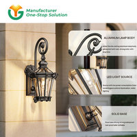 Lampe murale LED extérieure en aluminium durable et étanche pour la décoration murale de jardin, idéale pour porche, patio et couloir – Remise sur les achats en gros