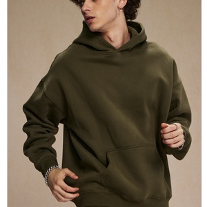 Ensemble 2 pièces hiver respirant grande taille pour homme – Pantalon de survêtement coupe droite et sweat à capuche zippé unisexe personnalisable avec logo – Streetwear en molleton - Product Image 3