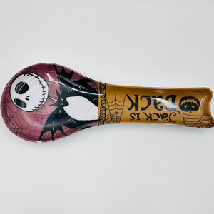 Reposacucharas <span class=keywords><strong>de</strong></span> Melamina Ecológico Irrompible Personalizado <span class=keywords><strong>para</strong></span> Halloween con Estampado <span class=keywords><strong>de</strong></span> Telaraña, Apto <span class=keywords><strong>para</strong></span> Lavavajillas - Product Image 3