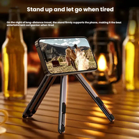 Support magnétique pliable en alliage d'aluminium pour téléphone, tablette et ordinateur portable – Support réglable pour smartphone et ordinateur portable – En stock