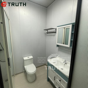 Eco Bathroom modulare casa dorata 4 camere da letto Tiri Prefab fornitore Mobile contenitore di lusso pannello Sandwich casa - Product Image 4