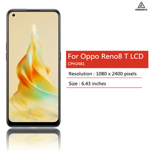 6.4 "หน้าจอกระจก AMOLED สำหรับ OPPO <span class=keywords><strong>Reno8</strong></span> T 4G LCD จอแสดงผลทดแทน Reno8T OPPO CPH2481แผงหน้าจอสัมผัสไม่มีกรอบ - Product Image 3