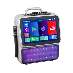 2024ระบบแอนดรอยด์ใช้แบตเตอรี่วูฟเฟอร์4นิ้วเครื่องคาราโอเกะมืออาชีพแบบพกพาขนาด12นิ้ว - Product Image 4