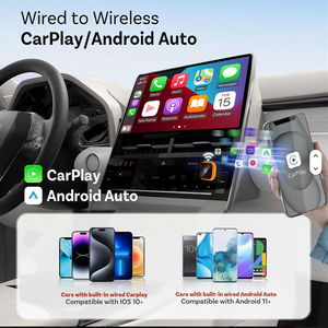 Adaptateur CarPlay sans fil pour <span class=keywords><strong>iPhone</strong></span>, dernière mise à jour, filaire vers sans fil pour Apple CarPlay, Plug & Play, connexion automatique sans latence, GPS - Product Image 5
