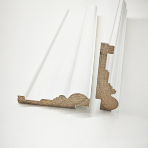 Белая грунтовка из сосны, современные формы для внутренней отделки, водонепроницаемые формы из древесины LVL - Product Image 2