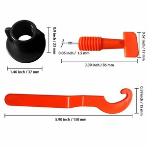 <span class=keywords><strong>Pince</strong></span> d'entretoises de localisateur de niveleur de carreaux en plastique moderne de type T pour murs de construction système de nivellement de carreaux pour appartements - Product Image 3