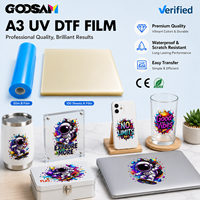 GOOSAM impermeable DTF Uv adhesivo AB película 30 cm Uv hojas de transferencia DTF pegatina para taza vaso pluma vaso de cristal