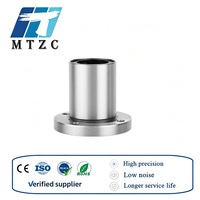 Roulement linéaire à billes MTZC en gros LMF6UU LMF8UU LMF10UU, palier à bride pour arbre linéaire, coussinet coulissant pour rail de guidage linéaire