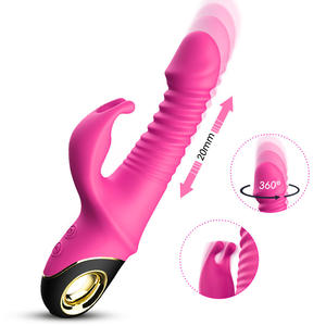 Gland Spinning réaliste gode vibrateur sans fil 9 modèles poussée gode 9 Vibrations lapin vibrateur Silicone jouets sexuels pour adultes - Product Image 2