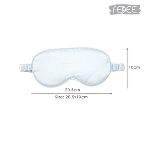หน้ากากปิดตาสำหรับนอนหลับแบบปรับได้ ผลิตจากผ้าซาตินเนื้อนุ่ม สำหรับการเดินทาง - Product Image 2