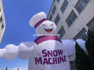 33ft Publicidad Gigante Inflable <span class=keywords><strong>Stay</strong></span> <span class=keywords><strong>Puft</strong></span> Inflable Marshmallow Hombre Personaje de dibujos animados - Product Image 4
