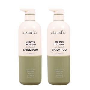Lot de Soins Capillaires Professionnels : Shampoing et Après-Shampoing <span class=keywords><strong>Anti</strong></span>-Pelliculaire Intense à la Kératine et au Collagène - Product Image 5