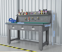 Banc de travail robuste antistatique personnalisable ZHY-65 1200x750x800mm avec 3 tiroirs et serrure à clé pour atelier et ligne d'assemblage2