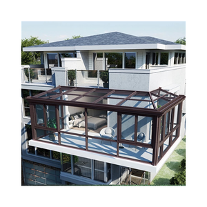 Nhà Nhỏ Bằng Nhôm Dễ Lắp Đặt Ngoài Trời Sân Vườn Bằng Kính Giá Rẻ Ngoài Trời Phòng Tắm Nắng Đứng Miễn Phí - Product Image 5