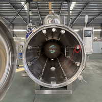 Autoclave de stérilisation Wogoal 1500*6000mm pour la transformation alimentaire, idéal pour les conserves, les bocaux en verre et les bouteilles en PP