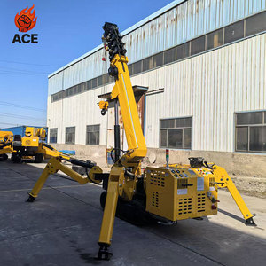 Trong kho 5 tấn 8 tấn 10 tấn Telescopic Spider Crane 3 tấn Spider Crane tùy chỉnh điều khiển từ xa Crawler mini Spider Crane giá - Product Image 6