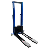 Transpalette électrique auto-chargeur JICHUAN avec déplaceur latéral hydraulique, pneus pleins, dimensions des fourches 1200x1100mm