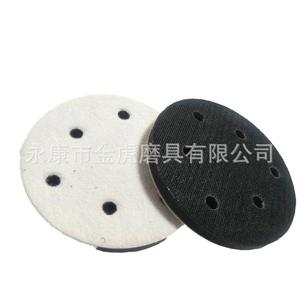 Disque de polissage en mousse auto-adhésif de 5 pouces pour meuleuse d'angle, matériau éponge non abrasif avec support Velcro - Product Image 4