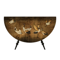 Nouvelle console d'entrée de style chinois peinte 2026, buffet vintage avec rangement, table multifonctionnelle pour salon
