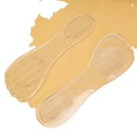 Semelles intérieures YEBEI pour chaussures en gros semelle intérieure à talons hauts en silicone transparent semelles de confort d'absorption des chocs rembourrées à sept points