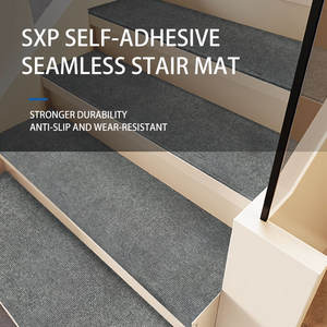 Dalles de moquette en polyester autocollantes |   Tapis de sol réutilisable à adsorption spécifique pour escaliers, idéal pour les petites boutiques et les maisons en <span class=keywords><strong>location</strong></span> - Product Image 5