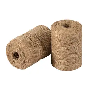 หัตถกรรมกัญชาภูมิทัศน์ตกแต่งธรรมชาติ Raffia มัดกระดาษริบบิ้นม้วนป่านศรนารายณ์ปอกระเจาเกลียวบรรจุภัณฑ์เชือกปอกระเจา