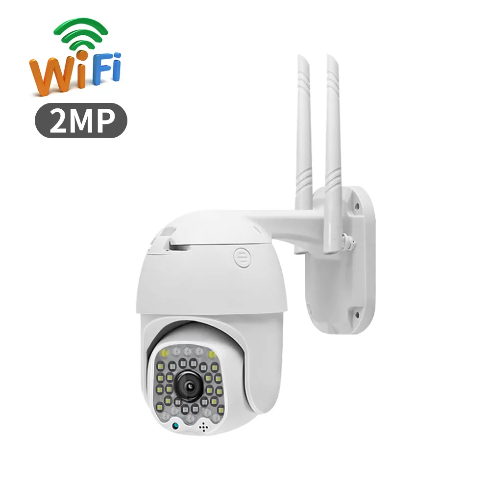 V380 PRO HD 1080P IP66 Waterproof Outdoor 360 PAN-TILT P2P Two-way Audio Wifi PTZ Security Camera